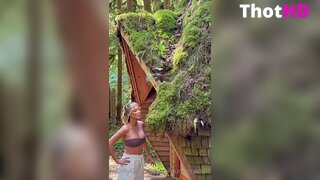 Sara Jean Underwood Outdoor Cleavage XXX