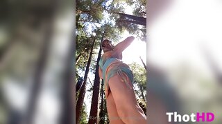 Sara Jean Underwood Outdoor Upskirt