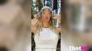 Sara Jean Underwood Outdoor Video