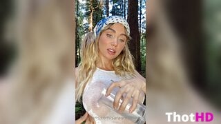 Sara Jean Underwood Outdoor Video
