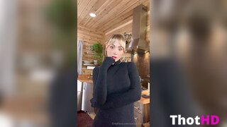 Sara Jean Underwood Pantyless From Below NSFW