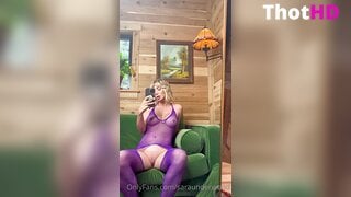 Sara Jean Underwood Pussy Thighhighs Leaked