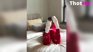 Addictedtoana Ass on Bed OF