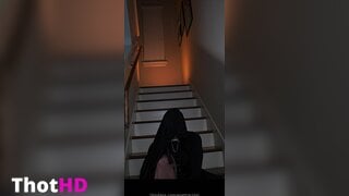 Addictedtoana Fishnet Pantyhose and Leotard Leak