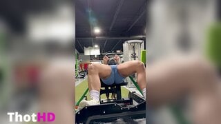 Addictedtoana Gym Spread Legs XXX