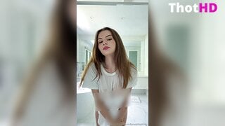 Ashley Tervort Bathroom Ass Leak