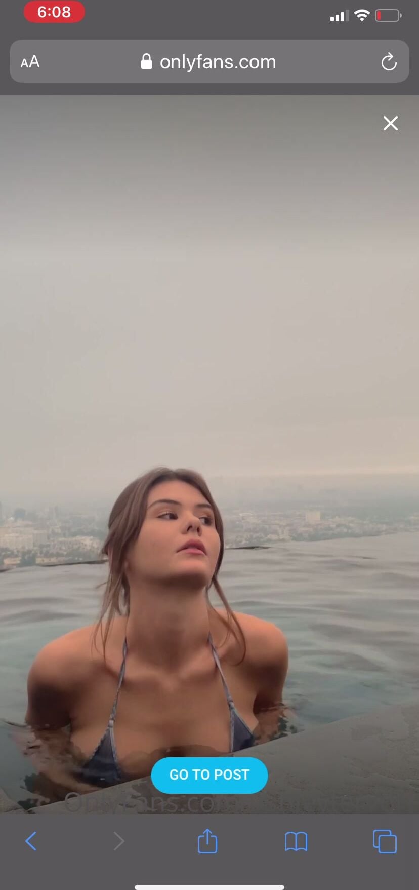 Ashley Tervort Bikini Outdoor Video