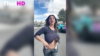 Bufalika Big Tits Outdoor NSFW