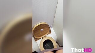 Ika D'Auria Bathroom Cleavage Video