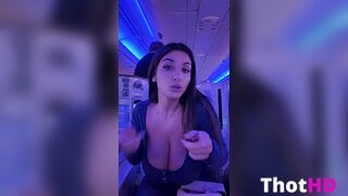 Ika D'Auria Big Cleavage Leak