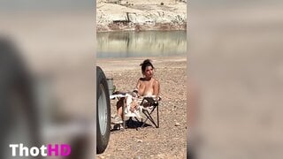 Ika D'Auria Big Cleavage OF