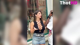 Ika D'Auria Big Cleavage Video