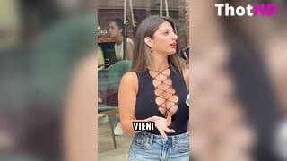 Ika D'Auria Big Cleavage Video