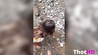 Ika D'Auria Outdoor Bikini Video