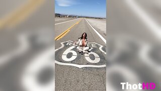 Ika D'Auria Outdoor Cleavage NSFW
