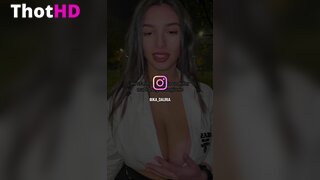 Ika_dauria Outdoor Cleavage Leak