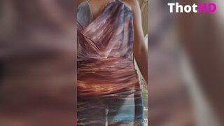 Leolulu Ass in Dress
