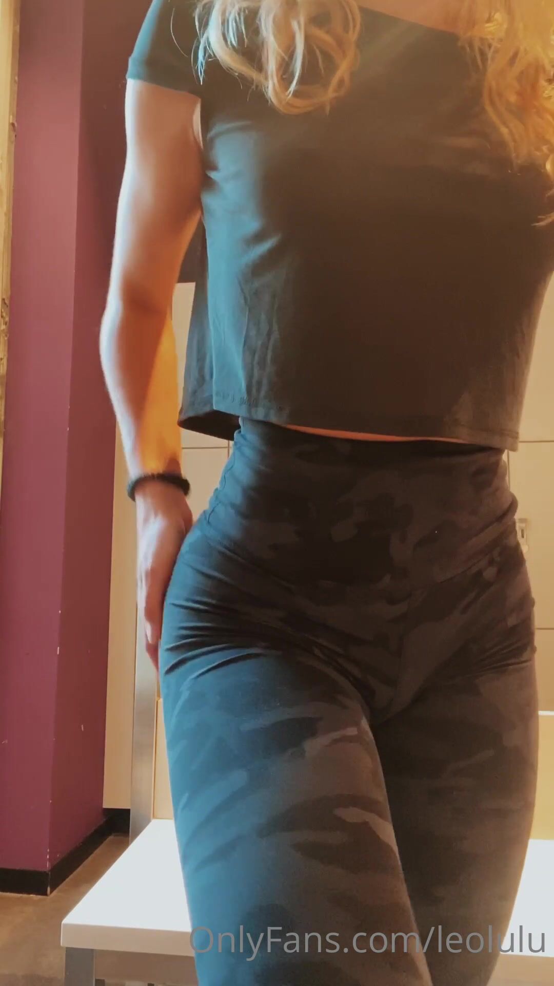Leolulu Locker Room Ass Video