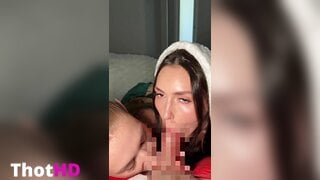 Caryn Beaumont Thighhighs Strap-On Video