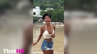 Prettypafan Outdoor Denim Shorts Leak