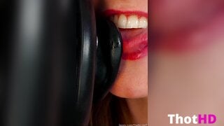 TheNicoleT Tongue Out Close-up Leaked