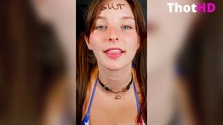 TheNicoleT Tongue Out with Choker Leak