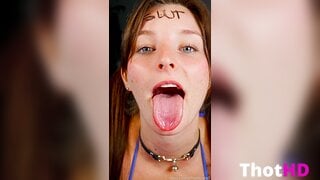 TheNicoleT Tongue Out with Choker Leak