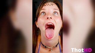 TheNicoleT Tongue Out with Choker Leak