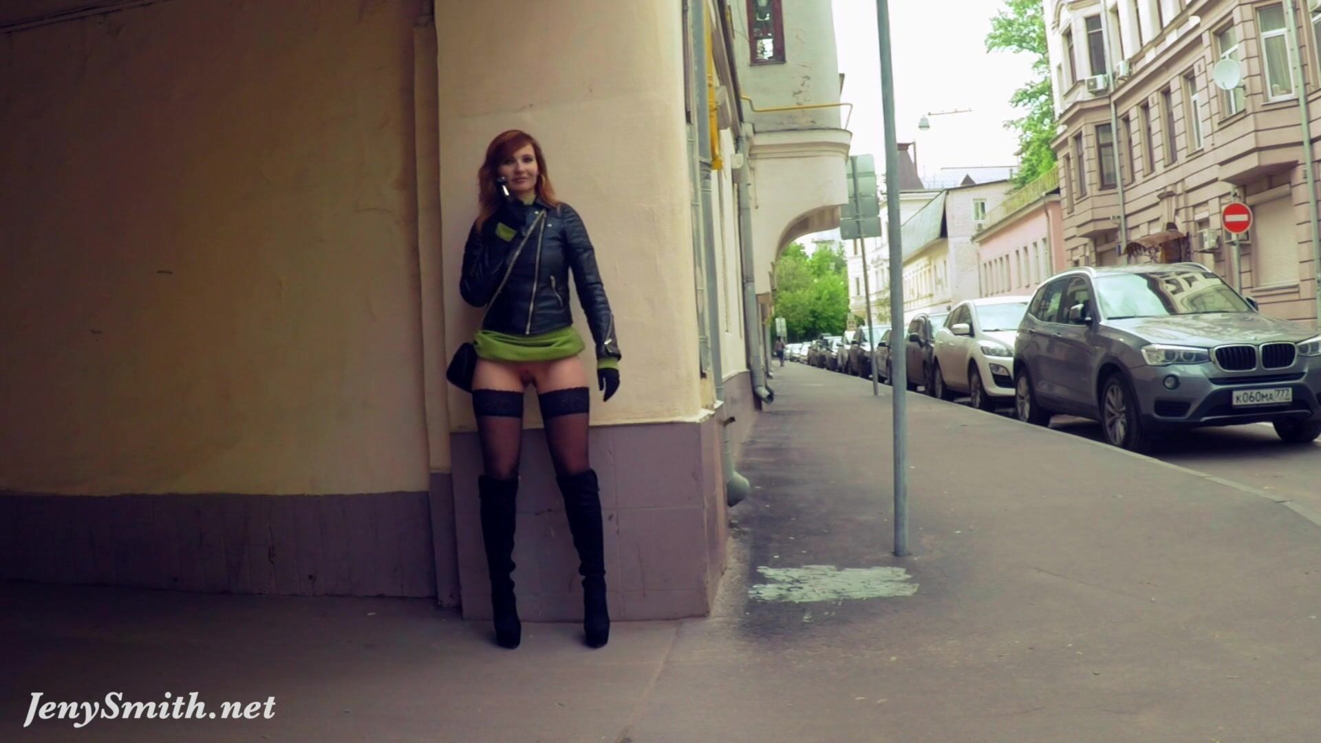 Jeny Smith Outdoor Leather OnlyFans