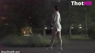 Jeny Smith Pantyless Outdoor Sex XXX