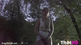 Jeny Smith Pantyless Outdoor Sex XXX