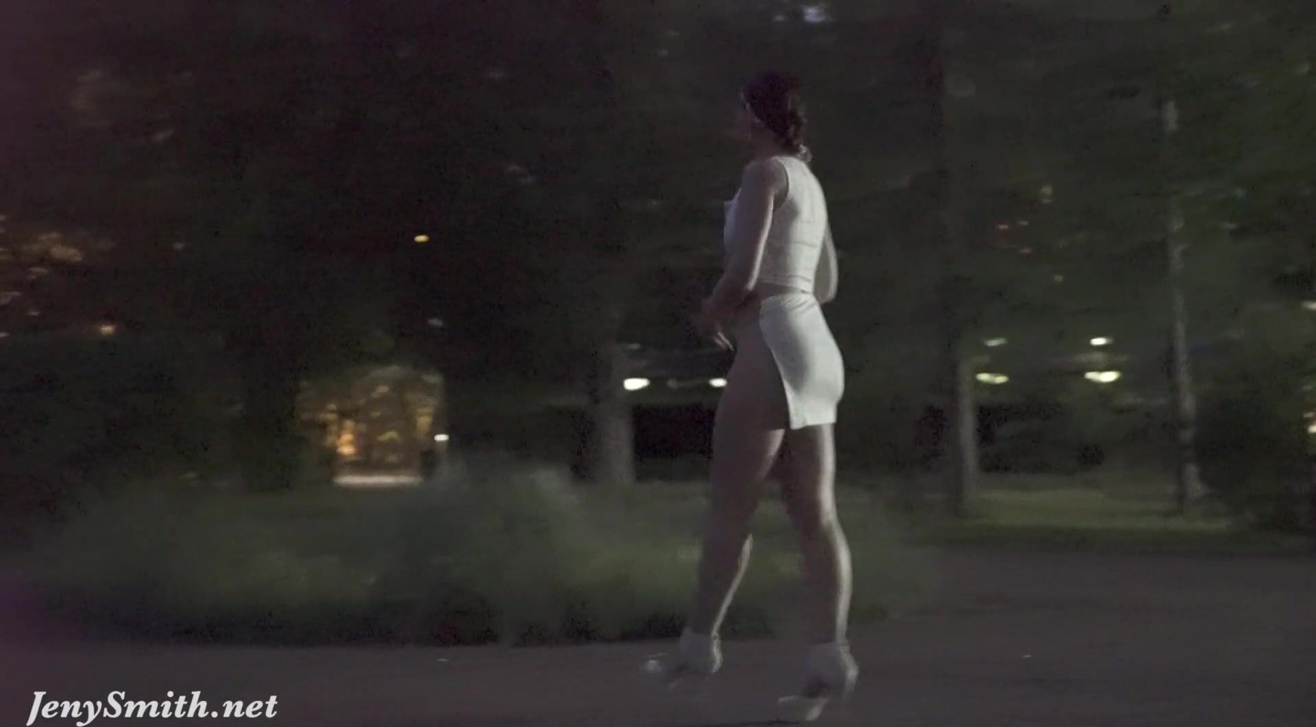 Jeny Smith Pantyless Outdoor Sex XXX
