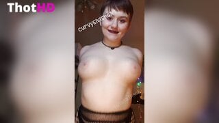 Goth Girl Boob Bounce