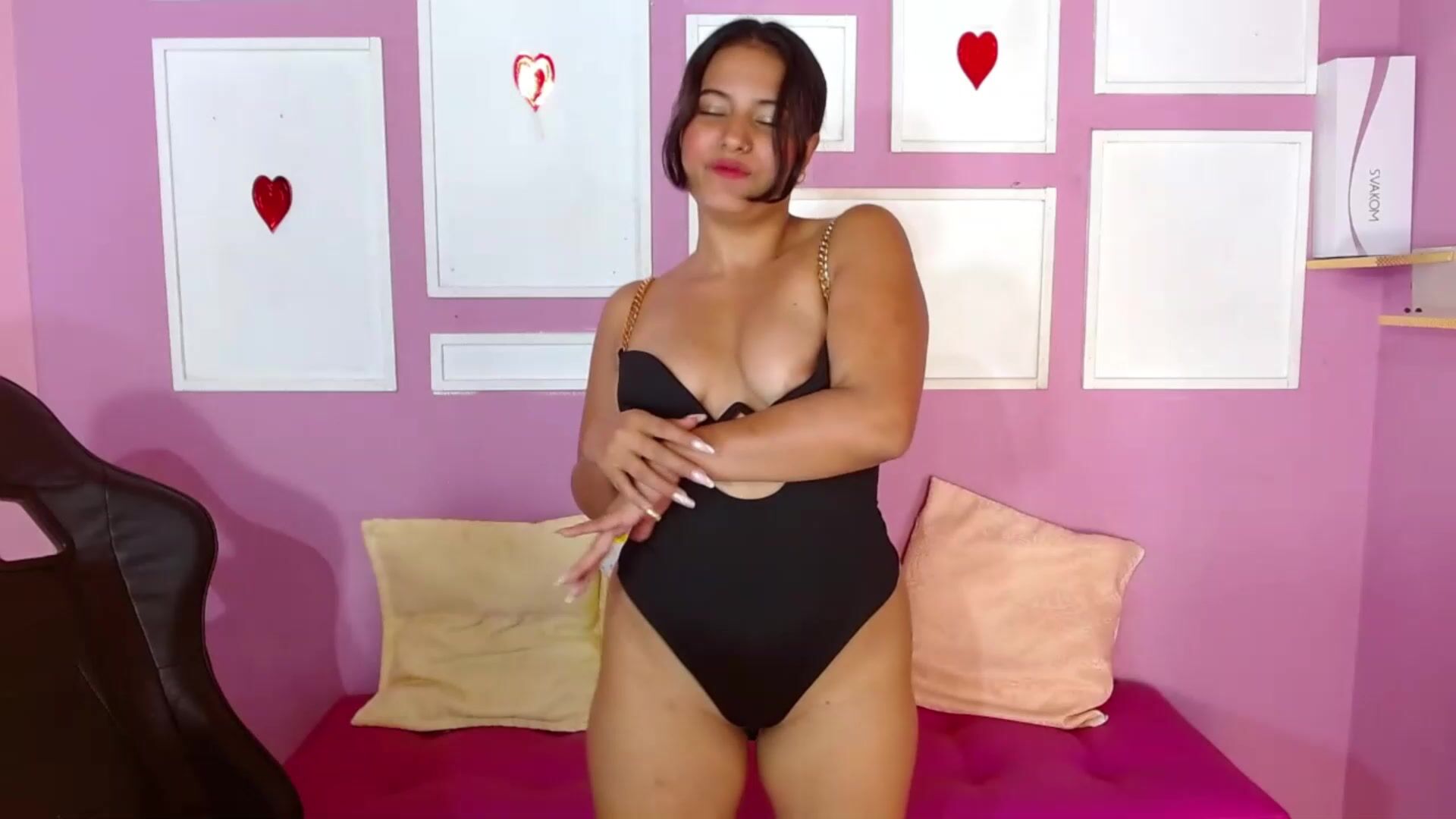 Jenny Scordamaglia Leotard Tongue Leaked