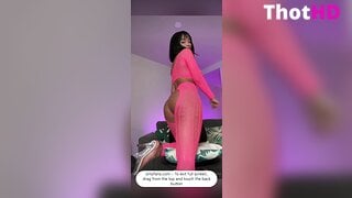 Leila Santese From Behind on the Couch NSFW