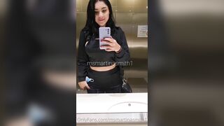 Martina Smith OnlyFans Public Toilet flash