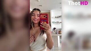 Lela Sohna Cleavage and Big Tits Leaked