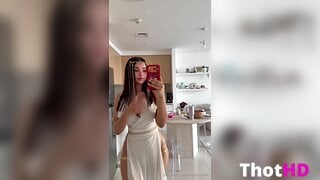 Lela Sohna Cleavage and Big Tits Leaked