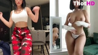 Lela Sohna Couch Topless Clip