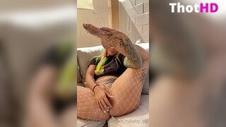 Rybaby Anal Insertion Fishnet Pantyhose