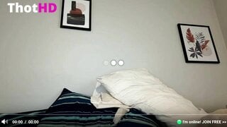 Gianna Rose Krinock spreads her loose pussy and she gets her panties wet and dirty