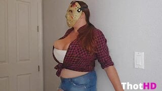 Annabelle Rogers Naughty Stepsister Scares Brother And Gives Him A Boner