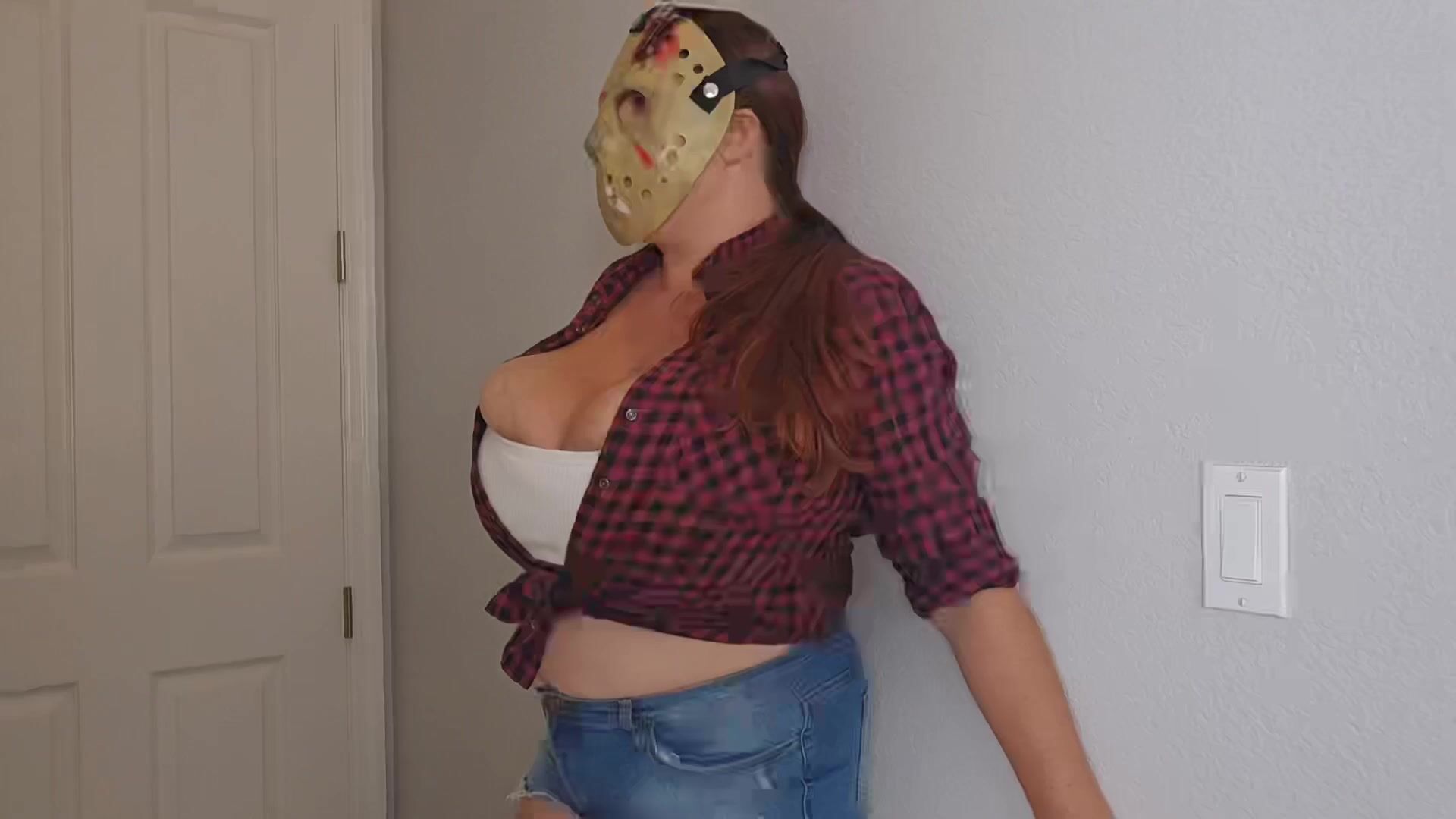 Annabelle Rogers Naughty Stepsister Scares Brother And Gives Him A Boner