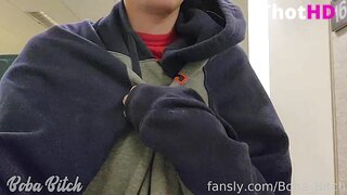 Boba Bitch A little public nudity mini dare