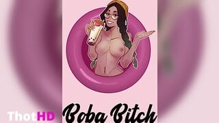 Boba Bitch Fingering Pussy at College Apt Complex