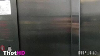 Boba Bitch Fingering Pussy at College Apt Complex