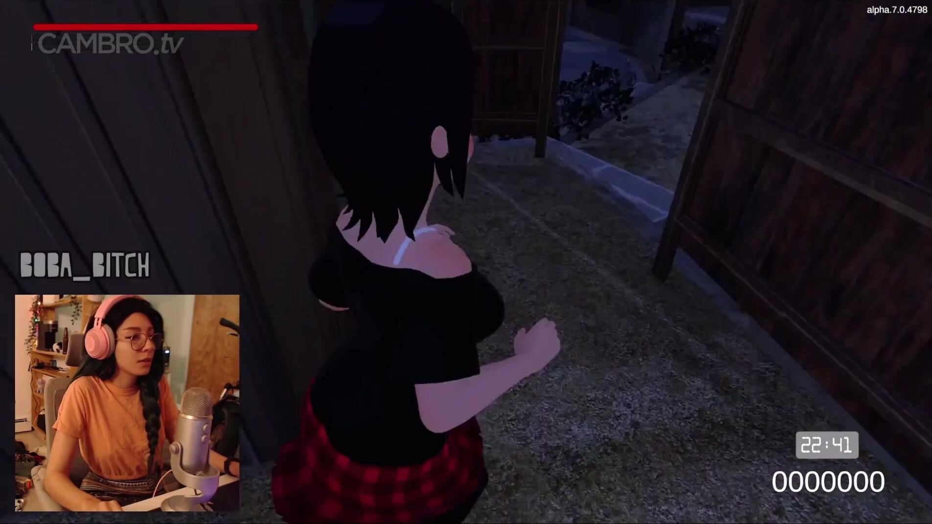 Boba Bitch Public Nudist Plays Hentai Exhibition Game
