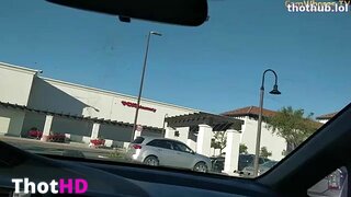 Boba Bitch public pussy play at target and mountain bench
