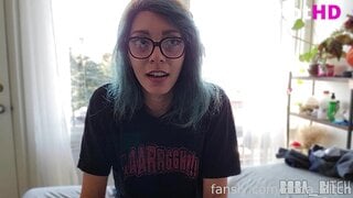 Boba Bitch step sis discovers your femdom fetish joi
