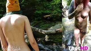 Hailey Nicole AKA Lilglitterbitch 5 Waterfall Hike